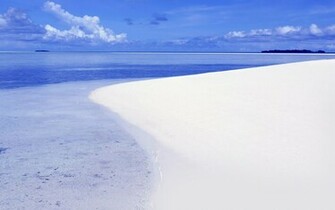 White Sandy Beach Wallpaper