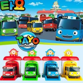 Scale Model Tayo The Little Bus Children Miniature