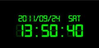 Digital Clock Wallpaper Is A Simple And Appeal Type Live