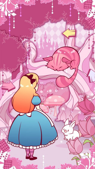 On We Re All Mad Here Alice In Wallpaper
