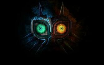 Legend Of Zelda Majora Mask Art Game Logo Wallpaper Wallpaperbyte