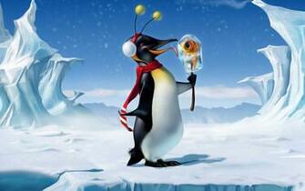 Linux Penguin Relaxing Wallpaper HD