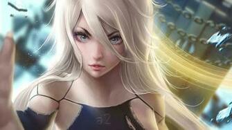 Yorha A2 Nier Automata Game Girl Wallpaper