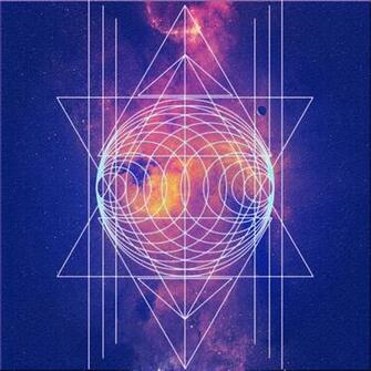 Sacred Geometry Art Wallpaper Print