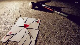 Broken Poker Card Wallpaper Photography