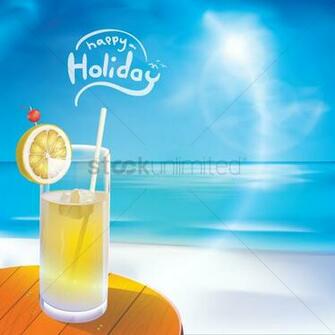Happy Holiday Wallpaper Vector Image Stockunlimited