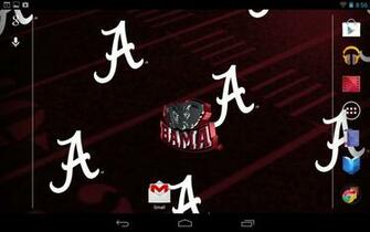 Licensed Alabama Crimson Tide Live Wallpaper With Animated 3d