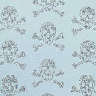 Skulls Beware The Moon Hypnotic Wallpaper Made In England