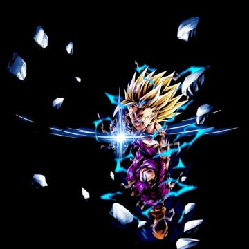 Gohan Super Saiyan Youth True Black Amoled Wallpaper