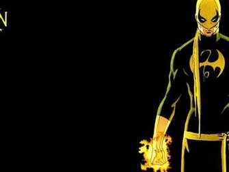 Iron Fist Artwork Marvel Comics Black Background Wallpaper
