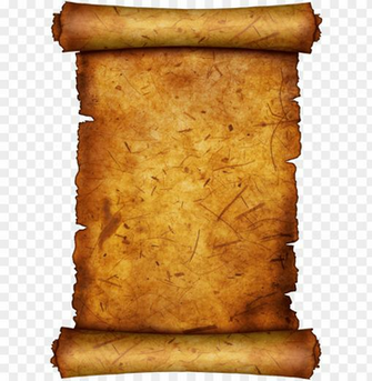 Empty Scroll Old Paper Roll Background Png Image With