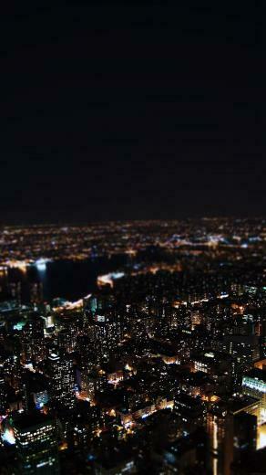 Dark Night City Building Sky iPhone Wallpaper Apple In