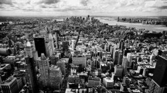 Black And White City Wallpaper