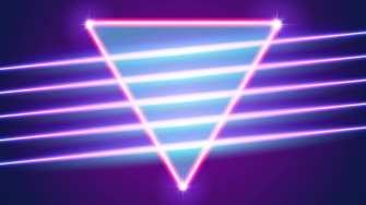 Aesthetic Purple Neon Computer Wallpaper