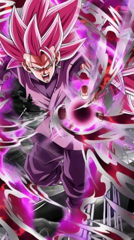 Black Goku Rose 4k iPhone Wallpaper