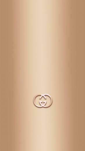 Golden Gucci iPhone Wallpaper