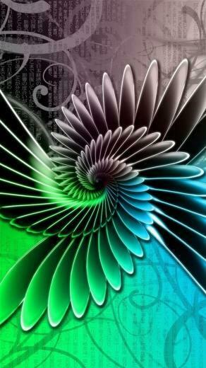 Lg G2 Wallpaper For Mobile Abstract Neon