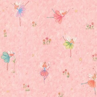 Pink Whimsical Fairies Wallpaper Rosenberryrooms