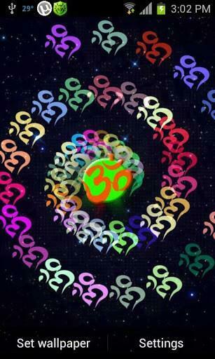 Aum Symbol Wallpaper Divine Om Live
