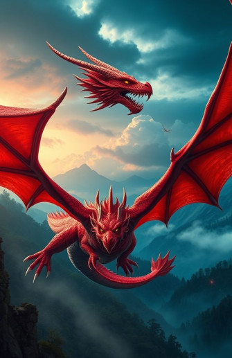 Red Dragon Gaming Wallpaper