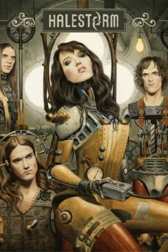 Halestorm Logo Wallpaper For iPhone