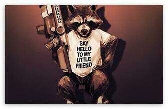 Rocket Raccoon Guardians Of The Galaxy HD Wallpaper For Standard