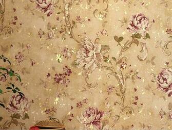 American Country Style Wallpaper Decoration Flower 3d House