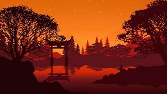 Torii Gate Miyajima Wallpaper HD Stores