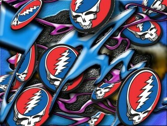 Grateful Dead Wallpaper Skeleton And Roses