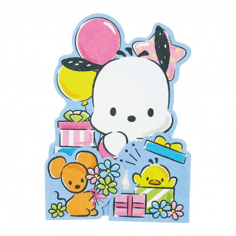 Pochacco Stickers And Greeting Card Small Gift Series
