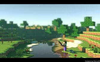 Channel Art Minecraft Background Summer Wallpaper