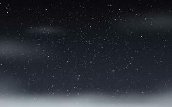 Snowy Night Wallpaper Stock Photos