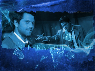 Wallpaper Supernatural Castiel