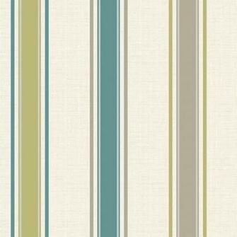 Teal Lime Dominica Stripe K2 Holden Decor Wallpaper