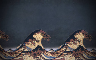 Japanese Wave Wallpaper
