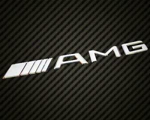Mercedes Benz Amg Logo Emblem Badge Chrome Cl Slk Sl C63