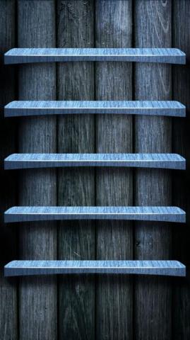 X Shelf Wallpaper Top