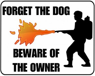 Funny Warning Wallpaper