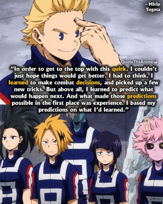 Powerful My Hero Academia Quotes Image Anime
