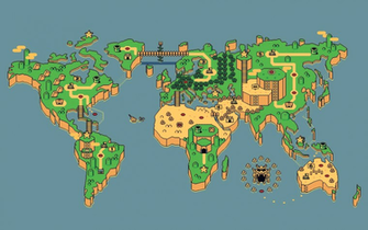 Super Mario World Map Nashville HD Wallpaper Hot