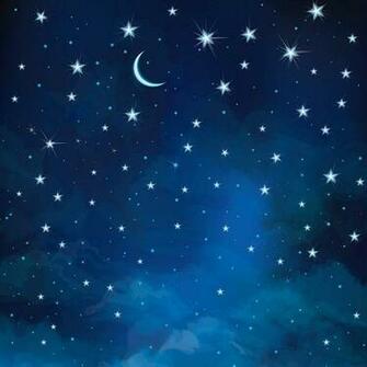 Amazon Blue Star Sky Backdrop Vintage Retro Dark Stars