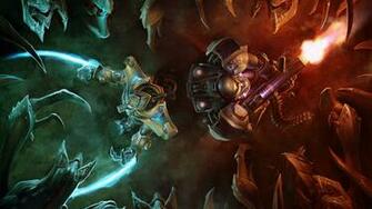 Starcraft Zerg Wallpaper Protoss
