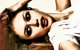 Olga Kurylenko Art Wallpaper