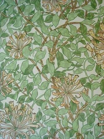 William Morris Wallpaper Grasscloth