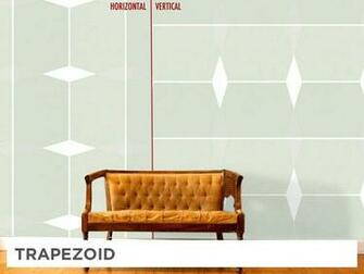 Flat Vernacular Wallpaper Trapezoid