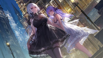 Illustrious And Unicorn In Azur Lane 4k Wallpaper HD Games