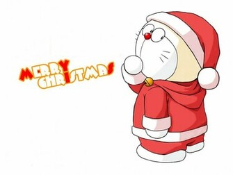 Holiday Wallpaper Doraemon Christmas