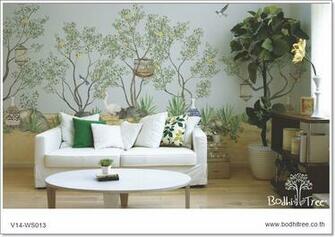 Blue Chinoiserie Wallpaper Buy Wall