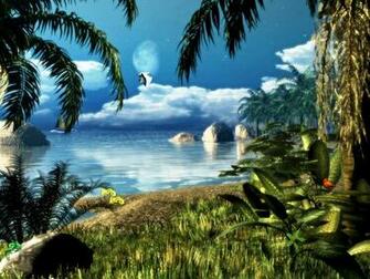 For Desktop Beach Photos 3d Animated Background Wallpaper