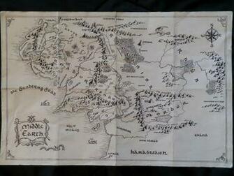 Map Of Middle Earth Wallpaper